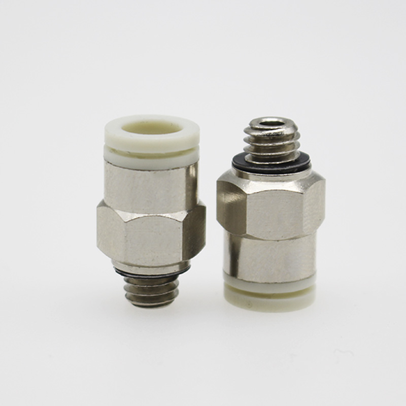 SMC型气接头迷你直通螺纹KJH6-01/4-M5/6-M6/4-M3/3-M5/4-M4/4-01