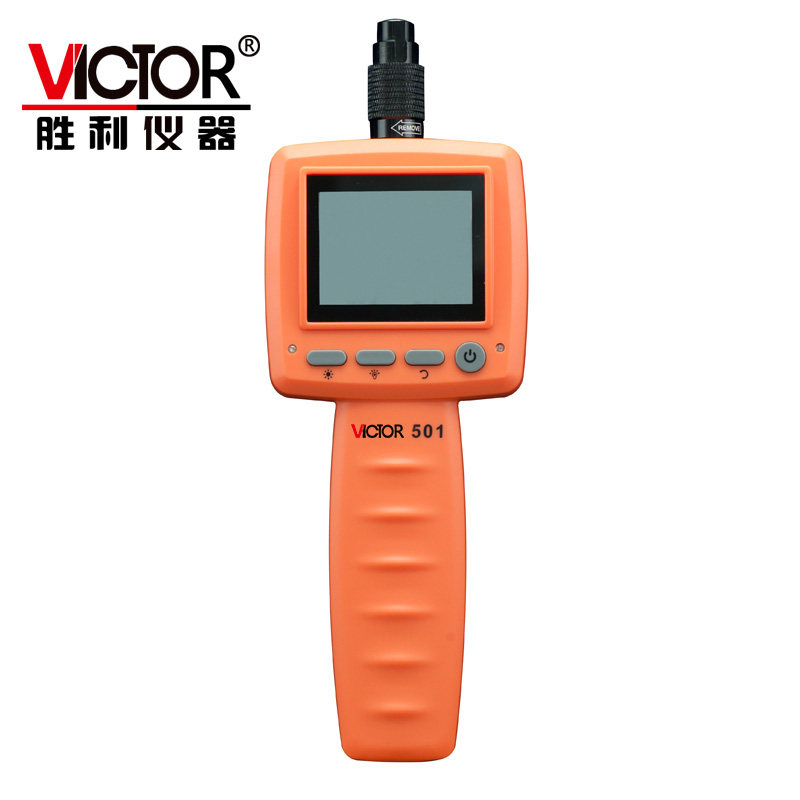 VICTOR胜利仪器工业内窥镜10mm2.4寸内窥镜管道摄像画面可旋VC501