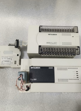 三菱FX3U-48MT/ES-A，模块FX2N-32ET，F议价
