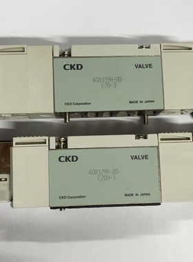 日本CKD电磁阀4GB339R-00-E20-3/4GB329R-00-E20H-3原装秒发货
