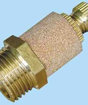 气动元件 电磁阀可调全铜节流消声器SLL-01/02/03/04/06排气接头