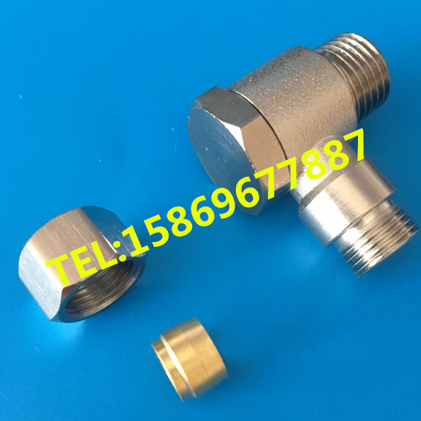 高端卡套外六角接头铜管