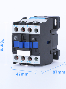 交流接触器CJX2-1810/1801 AC24V36V110V220V380V加厚银点铜线圈