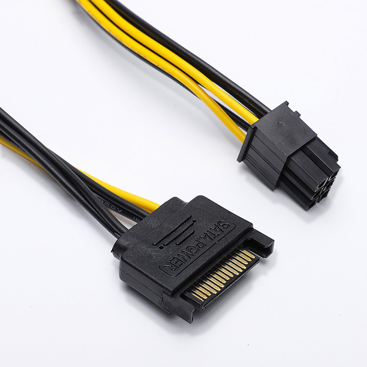 硬盘转显卡供电线公母源