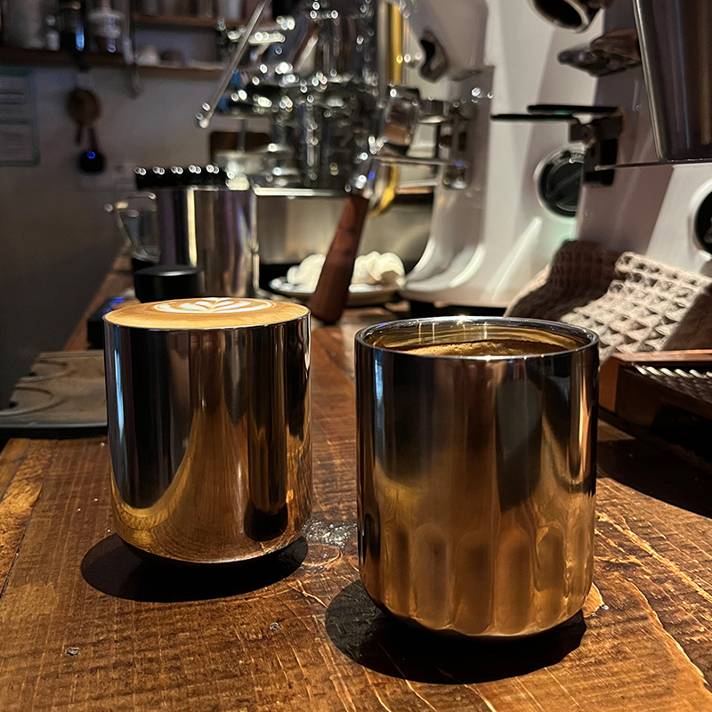 工业风冰美式拿铁杯意浓