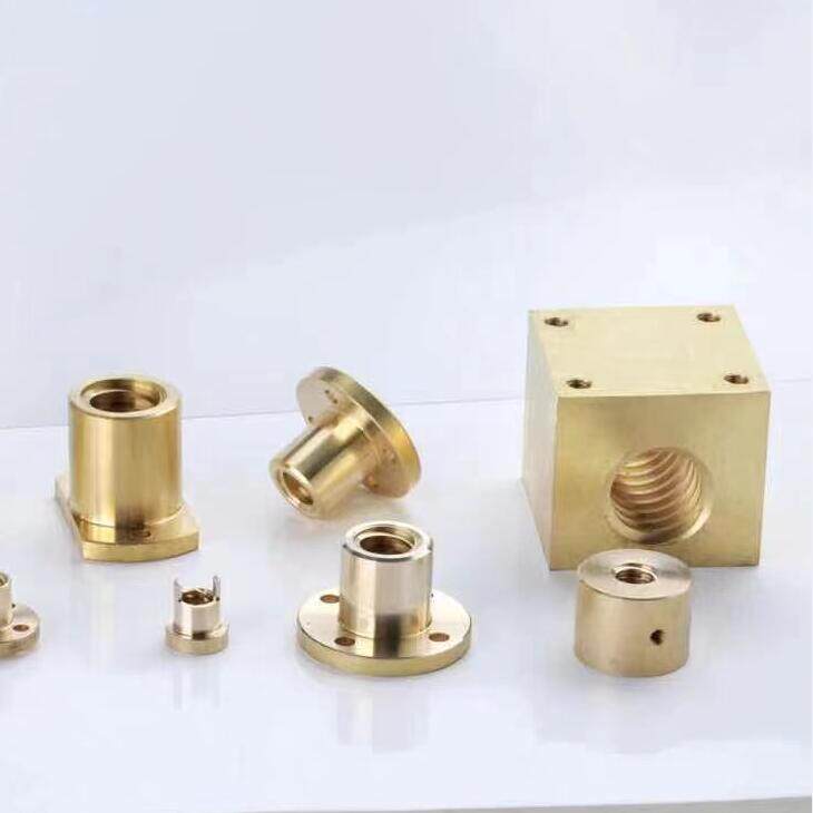 T梯形丝杆螺杆全铜圆法兰螺母T10 12 14 16 20 25  30 36 40 59铜