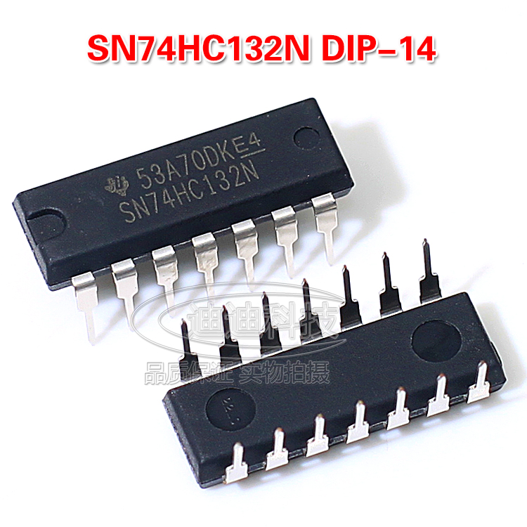 全新原装 SN74HC132N DIP-14 逻辑电路 - 四与非门 直插 TI德州