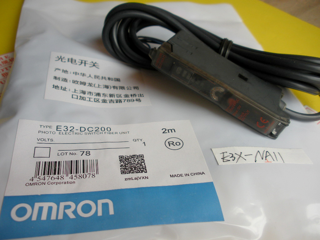 OMROM 光电开关 放大器 E3X-NA11光纤