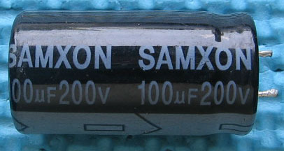 SAMXON 万裕100uf/200V优质铝电解电容