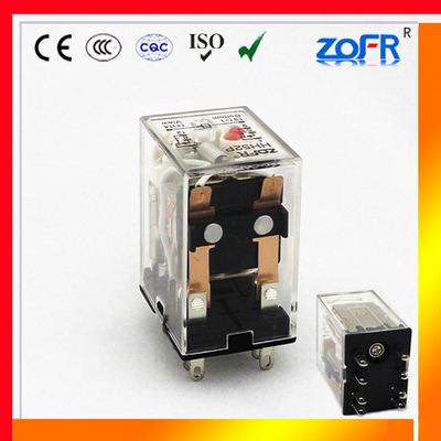 中继小型电磁中间继电器HH52P (MY2NJ) AC220V DC24V 12V HH52P-L