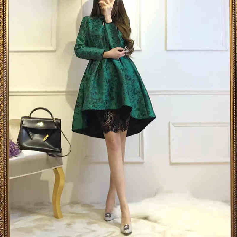 哺乳衣外出新中式礼服春秋辣妈款时尚外出显瘦喂奶连衣裙中国风潮