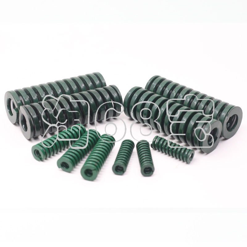 优质强力矩形螺旋绿色弹