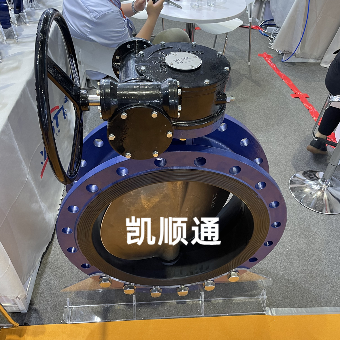 D341X-10Q涡轮手动法兰蝶阀DN350 400 500 600 700 800 900 1000