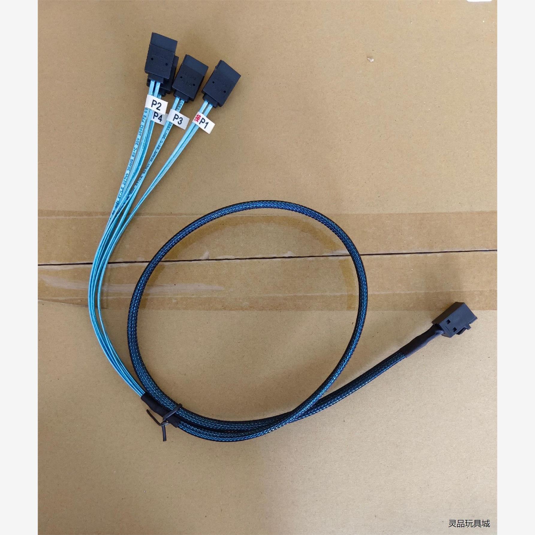 全新二手反向MINI SAS转4SATA SFF-8643-8643议价商品