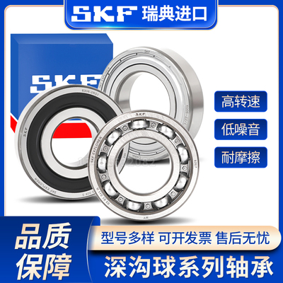 进口SKF高速轴承6307 6308 6309 6310 6311 6312 6313 2RS1 2Z/C3