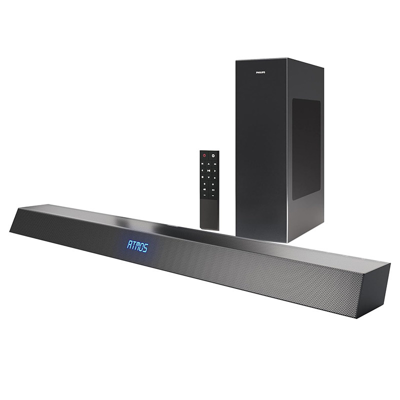 荷兰大牌回音壁条形2.1音箱无线低音炮240W杜比全景声DTS Play-Fi