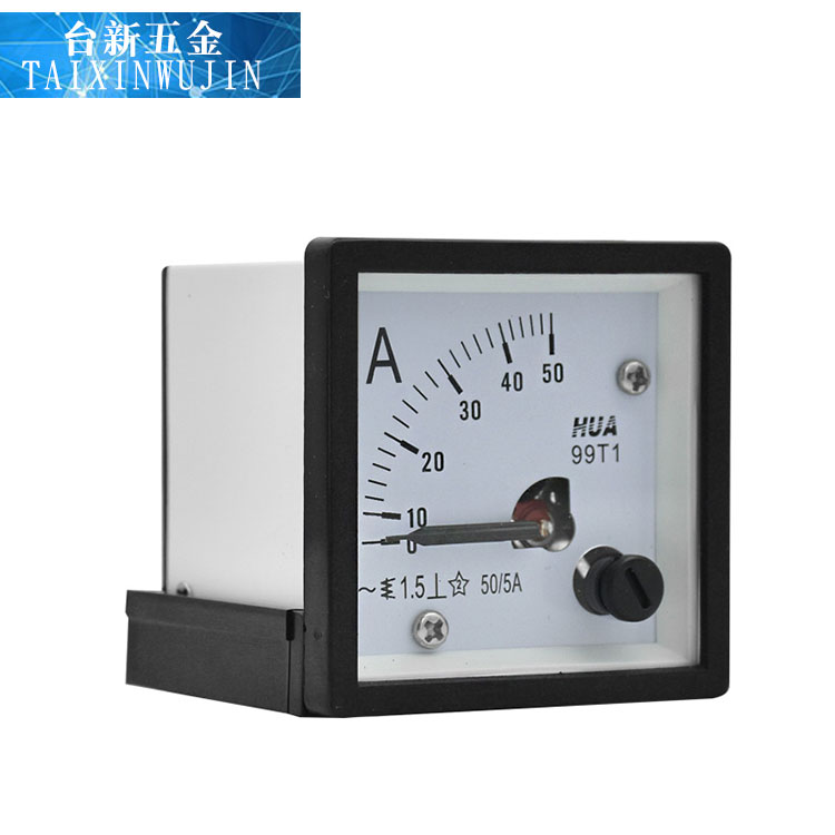 华伟HUA电流电压表 99T1 AC5A-10A-20A-30A-50A-50/5 450V指针式