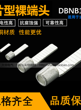 DBNB1.25-14优质端子 高端紫铜材质  片形裸端头接口无缝隙