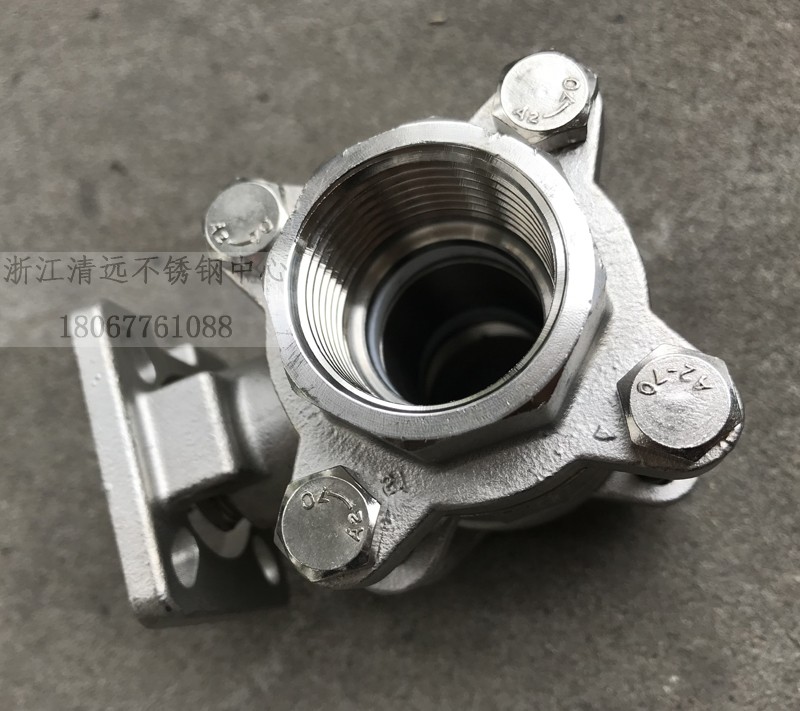 不锈钢片式球阀三高平台