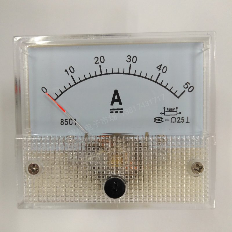 85C1 30A 50A 100A/75mv 200A/75MV  300A /75mV 直流指针式电流