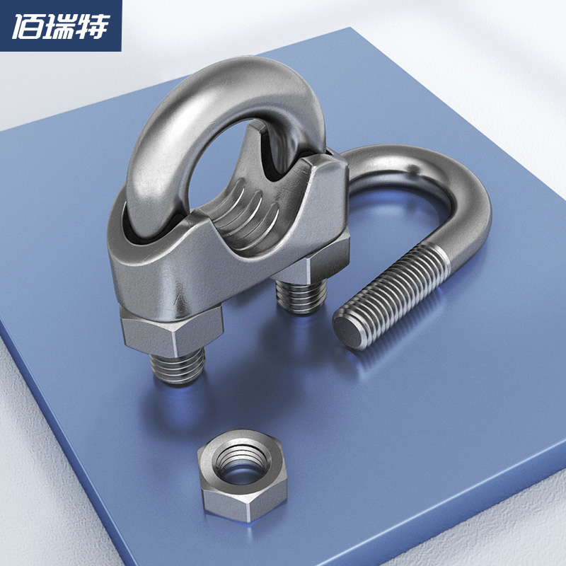 组合件不锈钢丝绳夹头卡