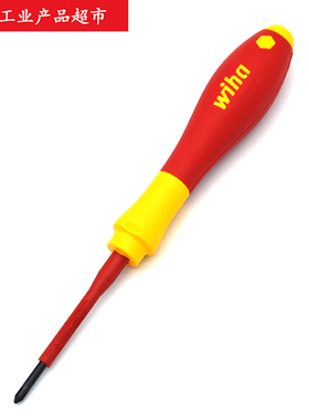 WIHA德国威汉进口电工绝缘321N十字螺丝起子VDE改锥PH0*60 00846