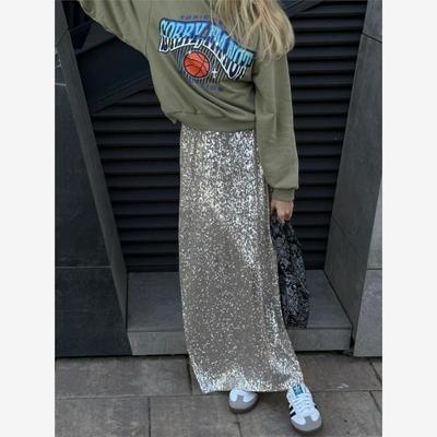 Sequinlongskirt欧美
