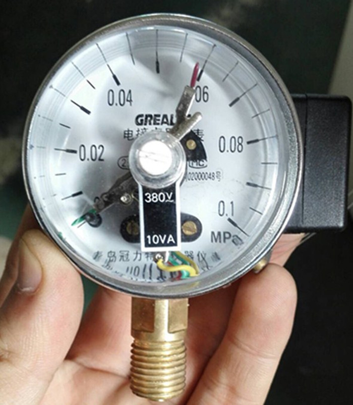 YX60电接点压力表0.6,1,1.6,2.5等MPA青岛冠力特种仪器仪表厂