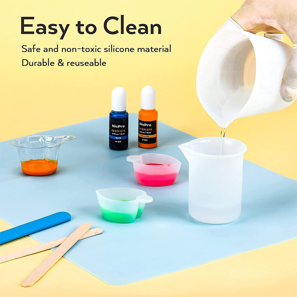 滴胶模具调胶工具硅胶搅拌棒电子称闪粉亮片硅胶垫量杯调胶材料包