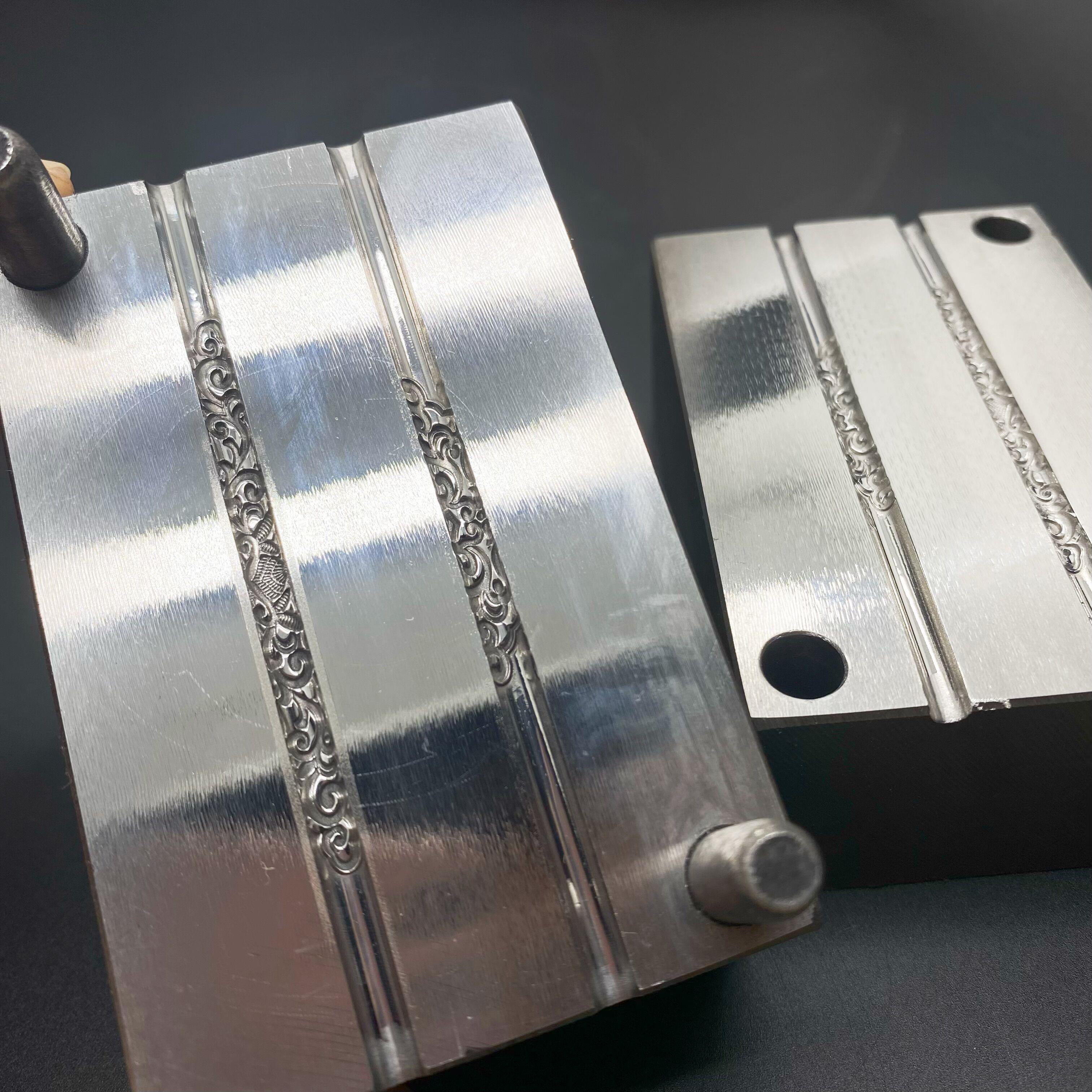 卷草纹手镯钢模具ZDF繁花似锦金银加工手工DIY支持定制