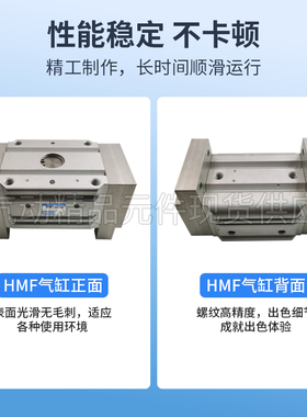 新款KONSEI近藤平行卡爪气缸HMF-12-16-20-25-32-40-AS-L1-L2现货
