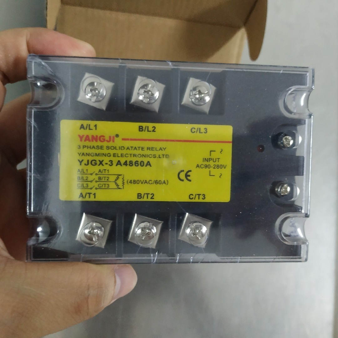 阳继YANGJI 三相交流固态继电器 YJGX-3 A4860A (负载480VAC)