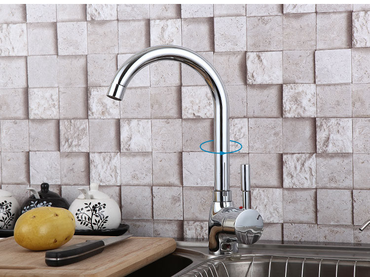 全铜厨房冷热水龙头 洗菜盆龙头 水槽水龙头 5年质保 包邮特价