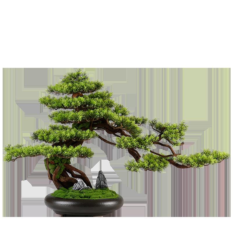 丘樊仿真迎客松植物盆景