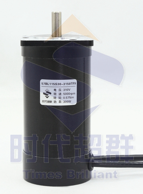 57BL115S30-3150TF9高压直流无刷电机300W 310V 5000转57直流电机
