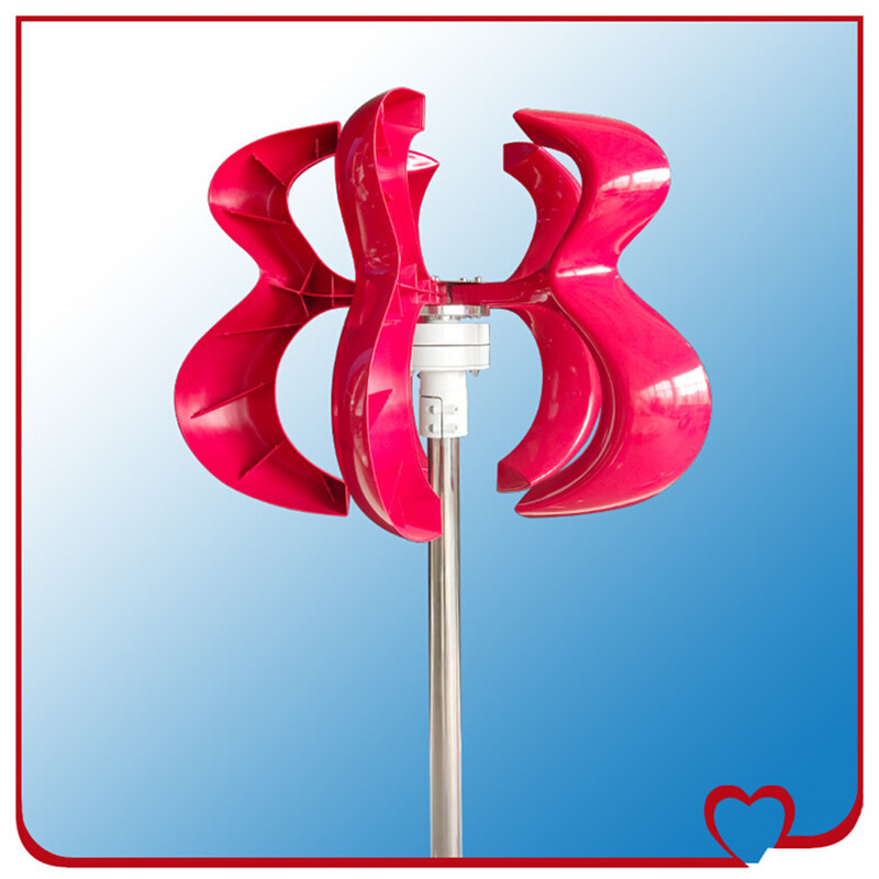 红葫芦小型风力发电机便捷式家用照明100w200w600w低速永磁发电机