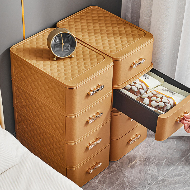 放内衣内裤收纳盒家用抽屉式轻奢文胸储物盒神器宿舍装袜子整理箱