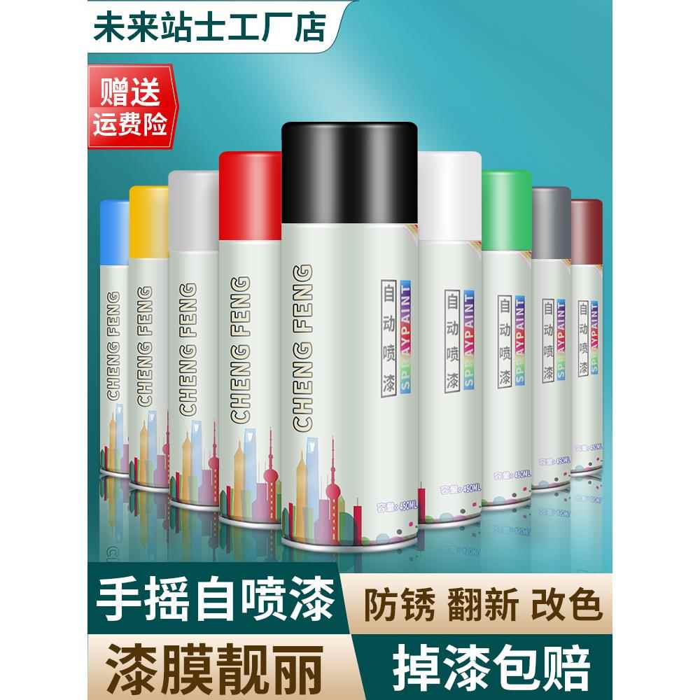 涂鸦喷漆布料防水鞋自涂鸦手摇室内翻新自行车电动改色金属木器漆