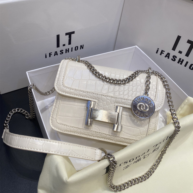 白色包包女斜挎包2024新款超火真皮女包小夏天质感链条高级感小众,箱包皮具/热销女包/男包,小方包,淘宝优惠券,粉丝福利购,淘宝优惠卷