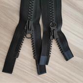 羽绒服拉链双头双开YKK5号树脂黑色塑料拉链夹克棉服长款 拉锁