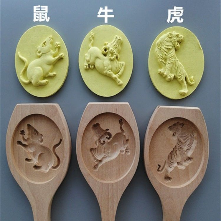 龙馒头模具年立体十二生