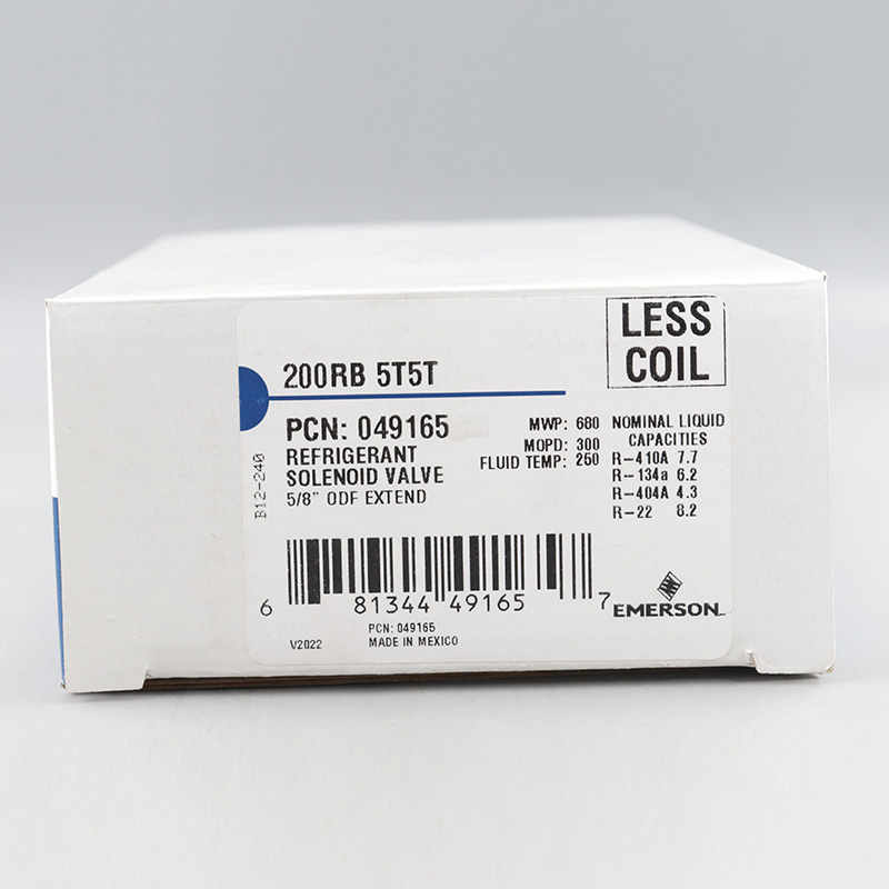 原装Emerson艾默生电磁阀200RB3T3T 4T4T 5T5T 6T5T 6T6T 7T7T 9T