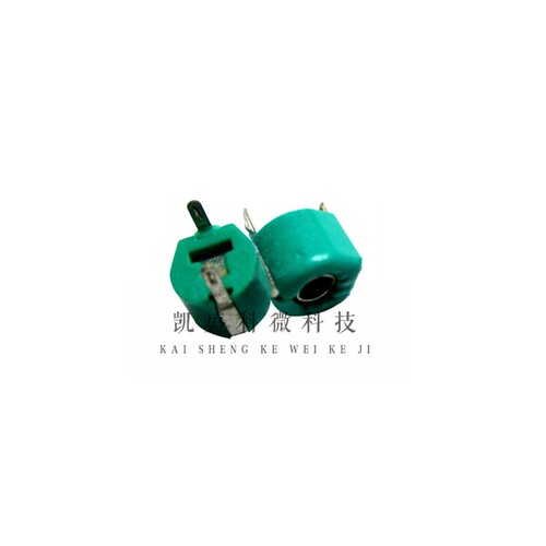 30P 塑封6mm 可调电容 微调电容 30PF可变电容 绿色 2脚 全新