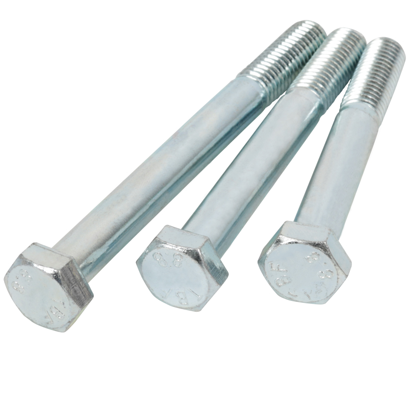 GB5782 8.8级镀锌外六角螺栓六角头螺丝M8M10M12M14M16*60/80-250