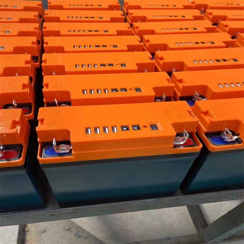 非洲太阳能电瓶 20A翻新电瓶 USB充电电瓶 多功能移动电源12V黄盖