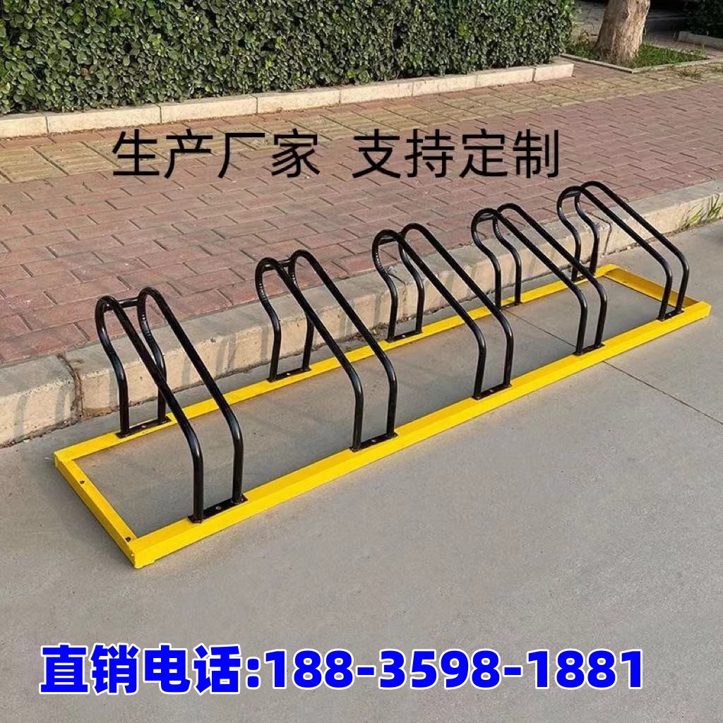 分体卡位式自行车停车架电动车摆放架不锈钢螺旋环形车架平衡车架