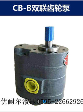 液压油泵CB-B4/4 CB-B6/6 CB-BT10/6 CB-B2.5双联齿轮泵油泵