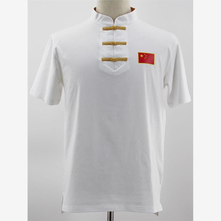 太极武术T恤武术服纯棉武馆训练服装男女同款红白黑三色太极裤