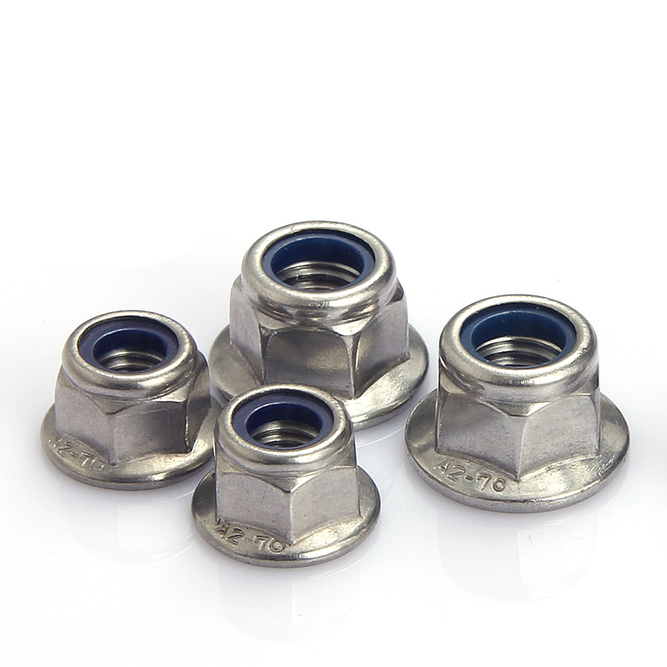 不锈钢法兰尼龙锁紧螺母