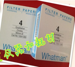 英国Whatman4号定性滤纸1004-125/1004-185/1004-240/1004-270